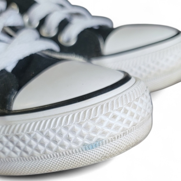 6.5 Slip On Chuck Taylor Converse All Star Low Top Casual Sneaker Emo Y2K Insp - Picture 2 of 4